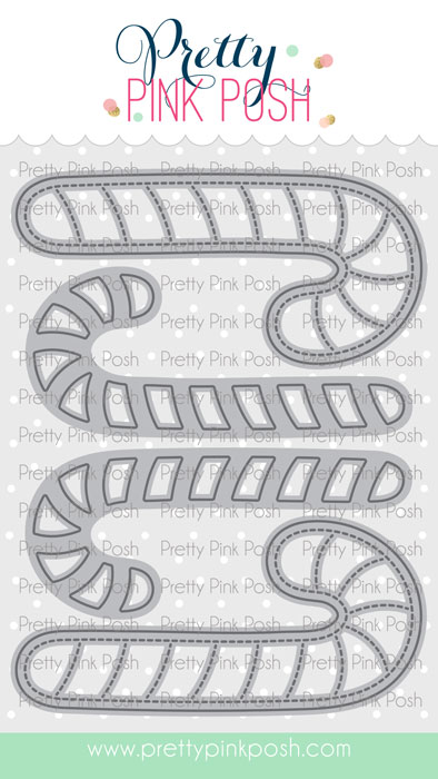 *NEW* - Pretty Pink Posh - Candy Cane Shaker Die