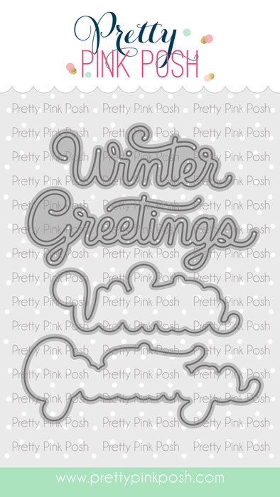 Pretty Pink Posh - Winter Greetings Shadow Die