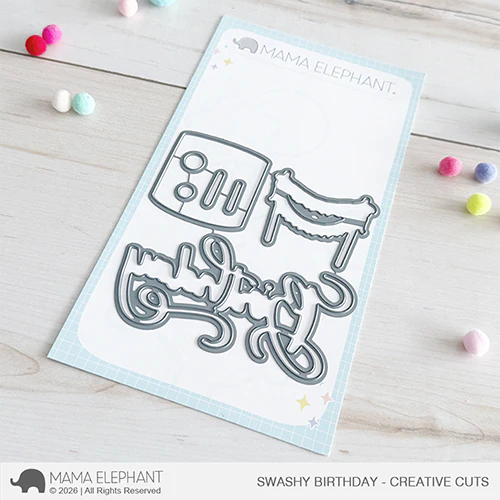 **NEW* - Mama Elephant - Swashy Birthday - CC