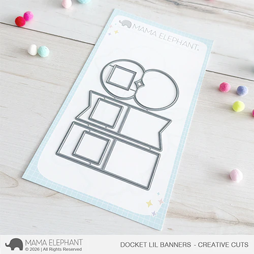**NEW* - Mama Elephant - Docket Lil Banner - Creative Cuts