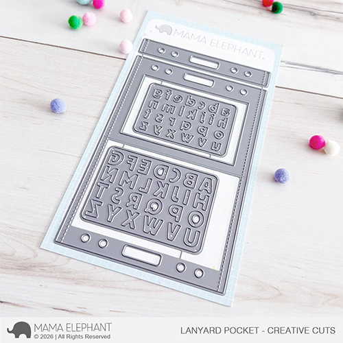 **NEW* - Mama Elephant - Lanyard Pocket - Creative Cuts