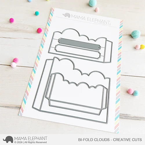 **NEW* - Mama Elephant - Bi-Fold Clouds - Creative Cuts