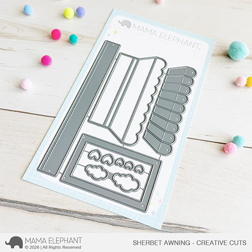 *NEW* - Mama Elephant - Sherbet Awning - Creative Cuts