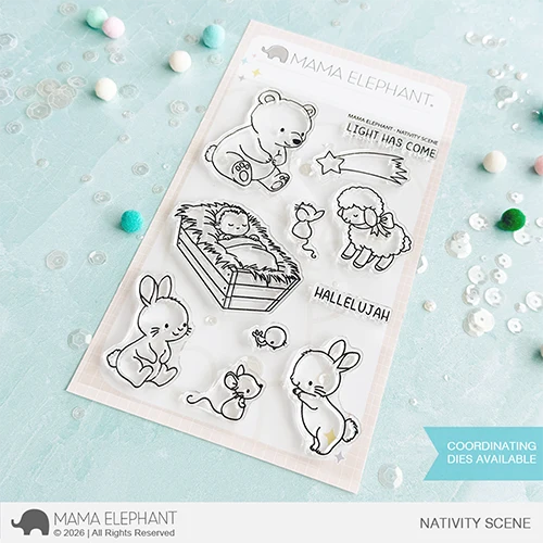 **NEW* - Mama Elephant - NATIVITY SCENE