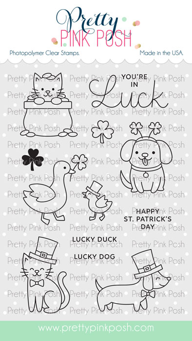 Pretty Pink Posh - Lucky Animals Stamp Set