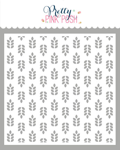 **NEW* - Pretty Pink Posh - Wheat Pattern Stencil