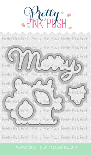 **NEW* - Pretty Pink Posh - Merry Greetings Coor Die Set