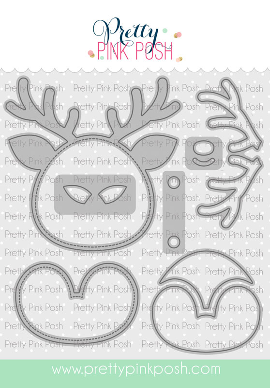**NEW* - Pretty Pink Posh - Reindeer Face Shaker