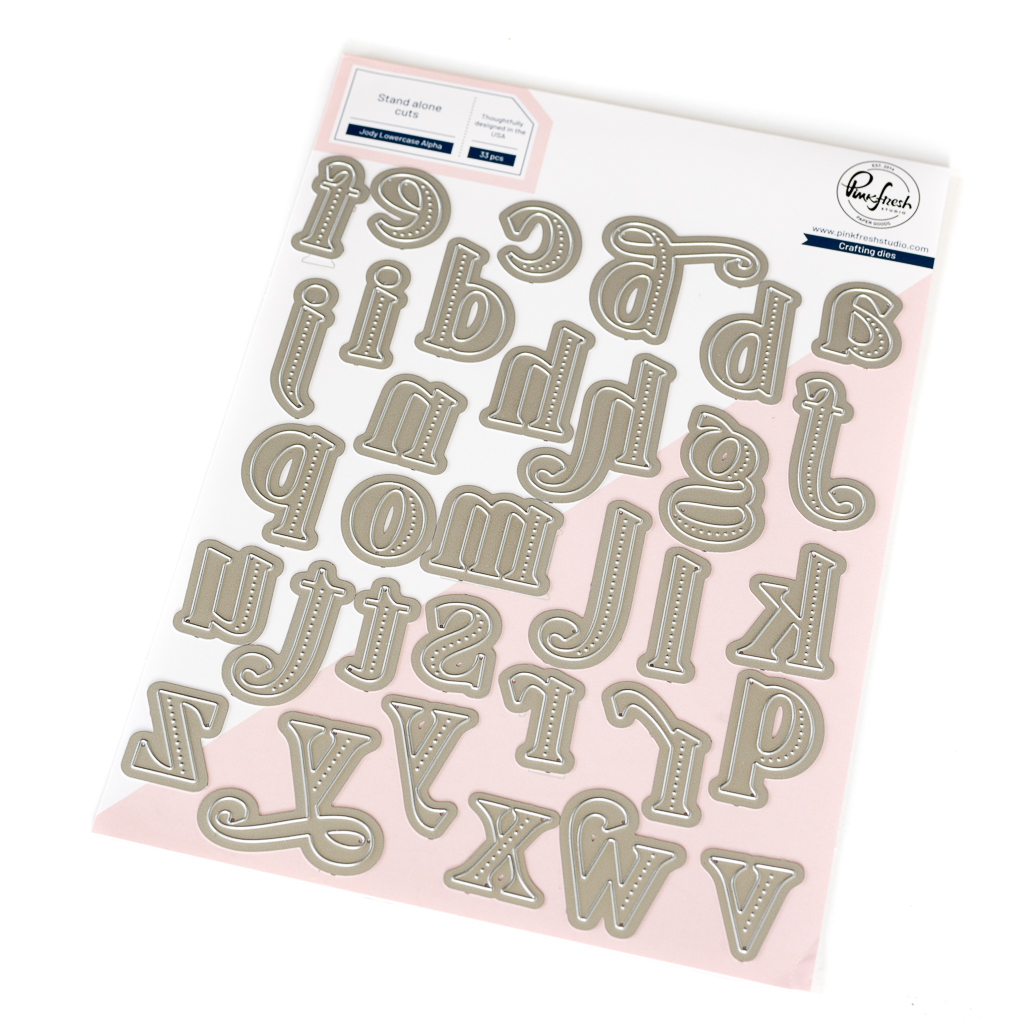 Pinkfresh Studio - Jody Lowercase Alpha die