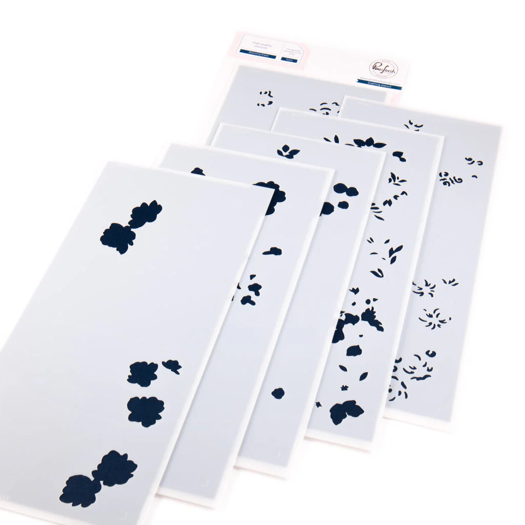 **NEW* - Pinkfresh Studio - Blooming Grace stencil