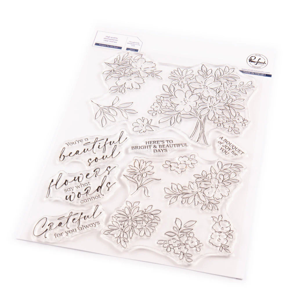 **NEW* - Pinkfresh Studio - Flowers for the Soul stamp