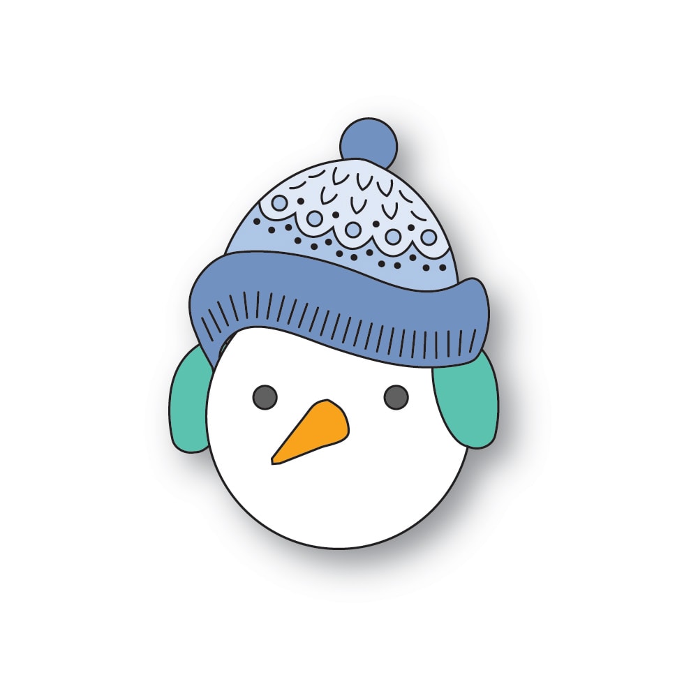 **NEW* - Poppystamps - Nordic Chilly Snowman craft die