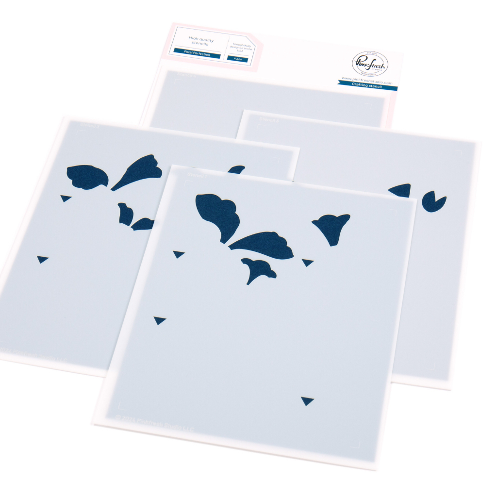 Pinkfresh Studio - Petal Perfection stencil