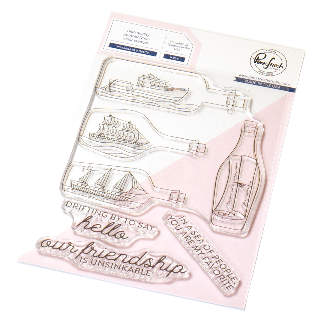 Pinkfresh Studio - Message in a Bottle stamp