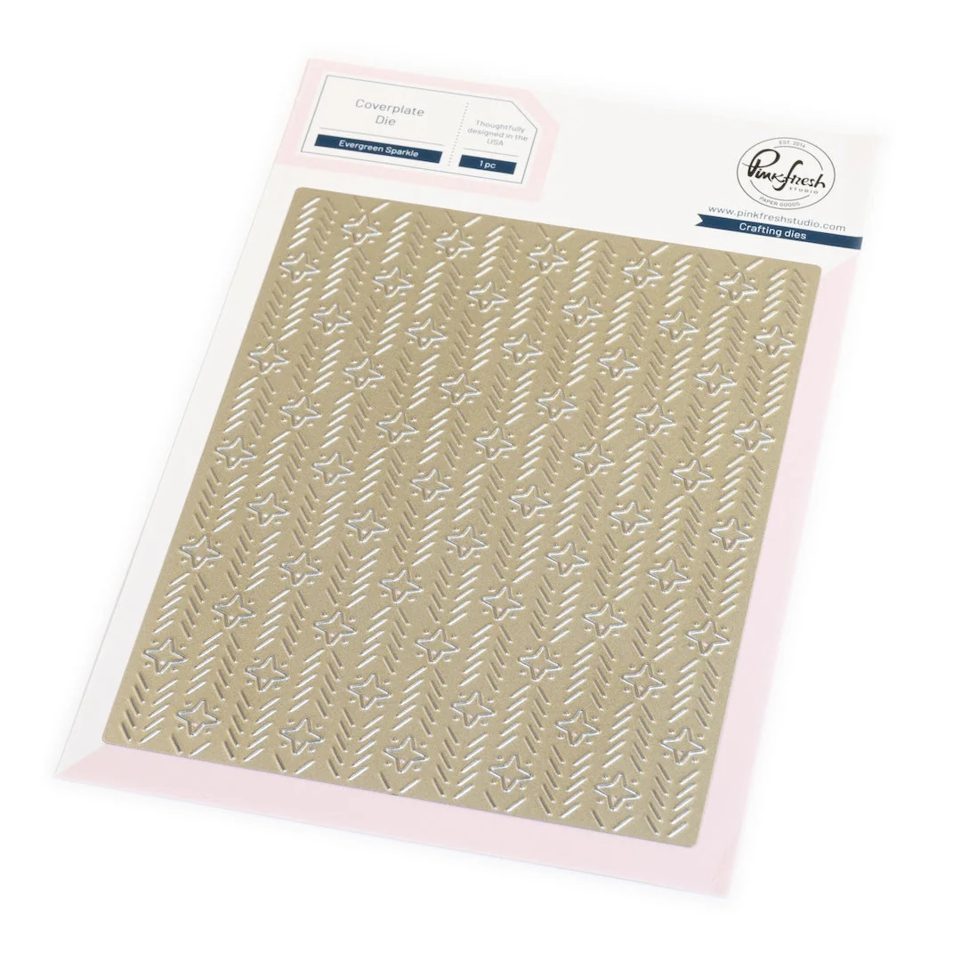 Pinkfresh Studio - Evergreen Sparkle coverplate die