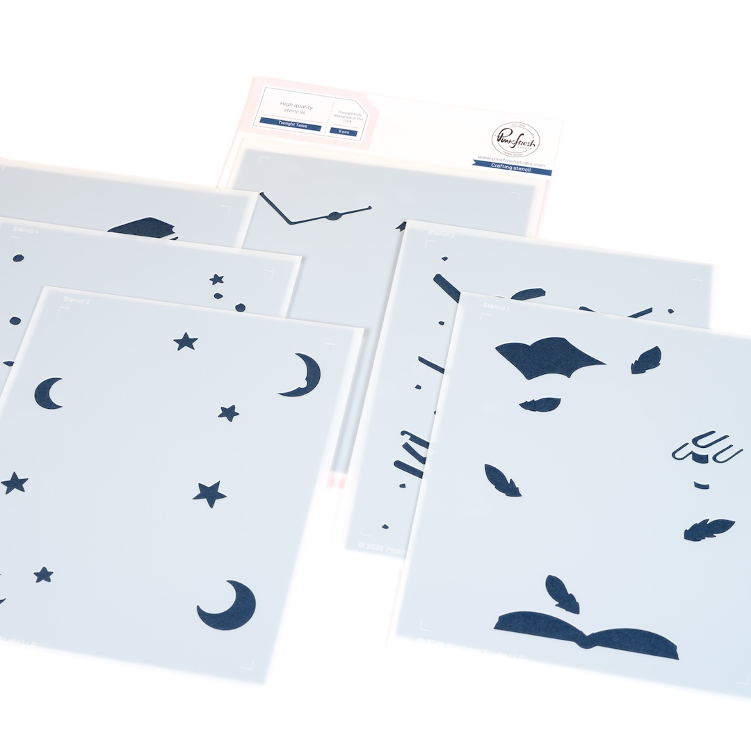 *NEW* - Pinkfresh Studio - Twilight Tales stencil