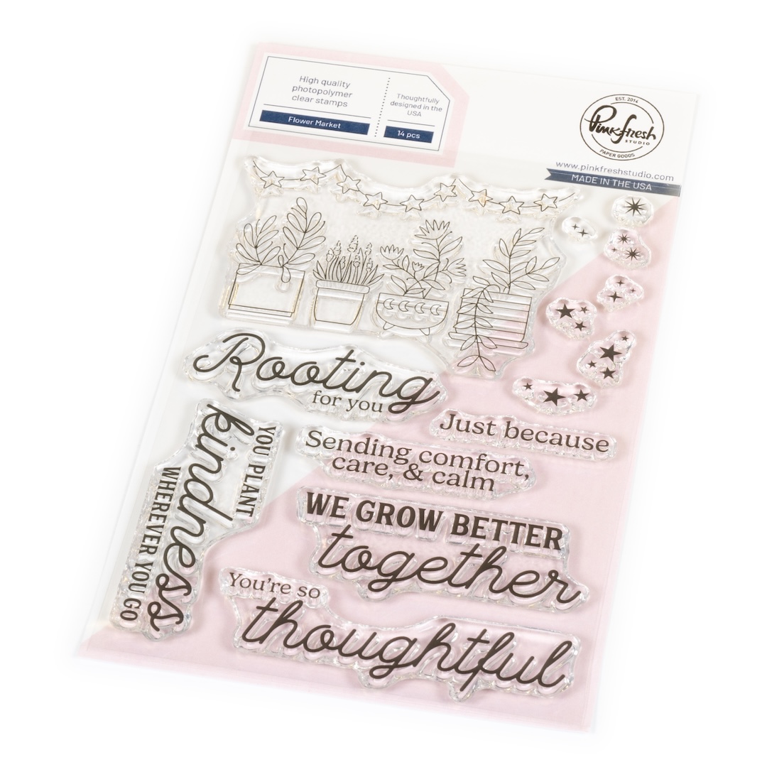 *NEW* - Pinkfresh Studio - Flower Market stamp