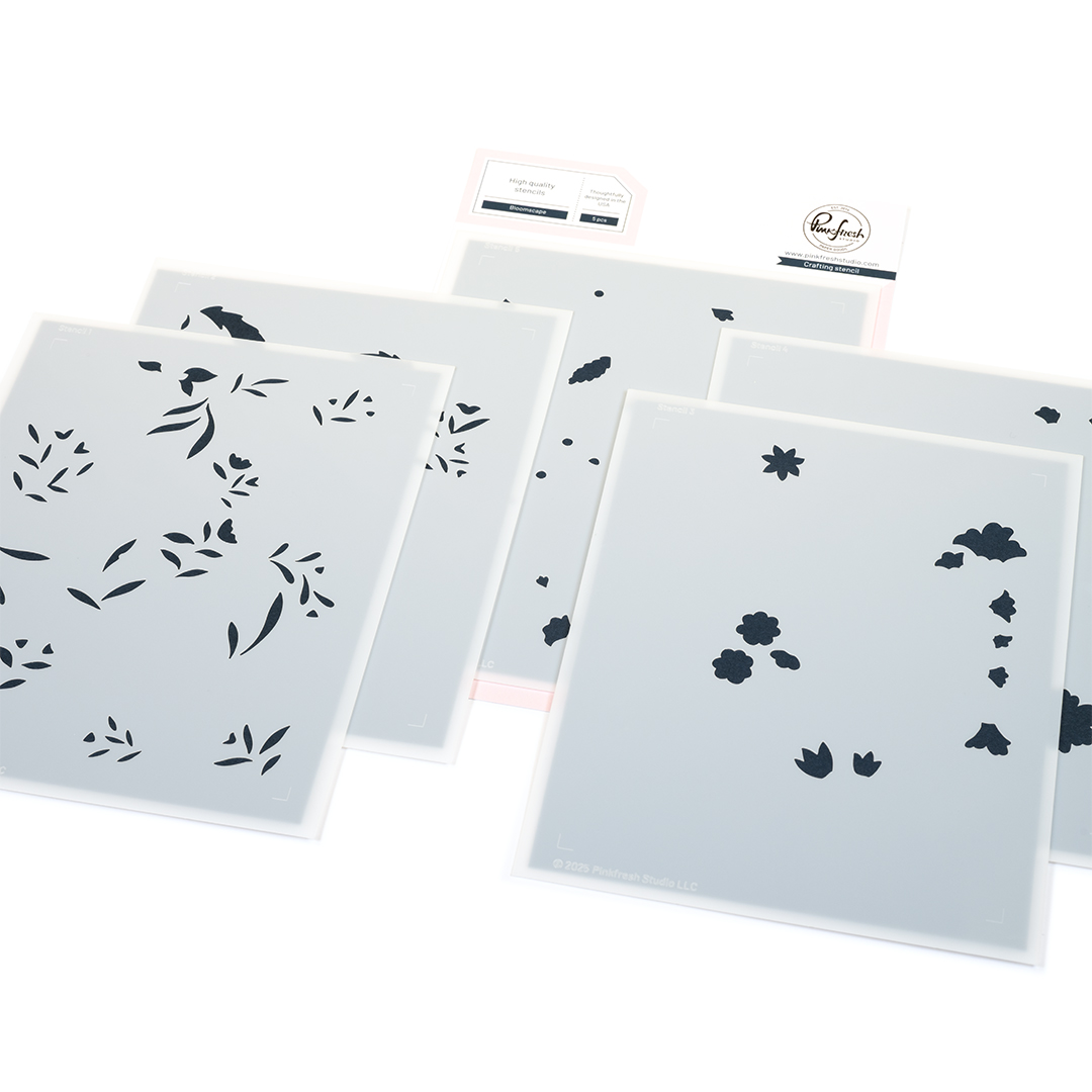 **NEW* - Pinkfresh Studio - Bloomscape stencil