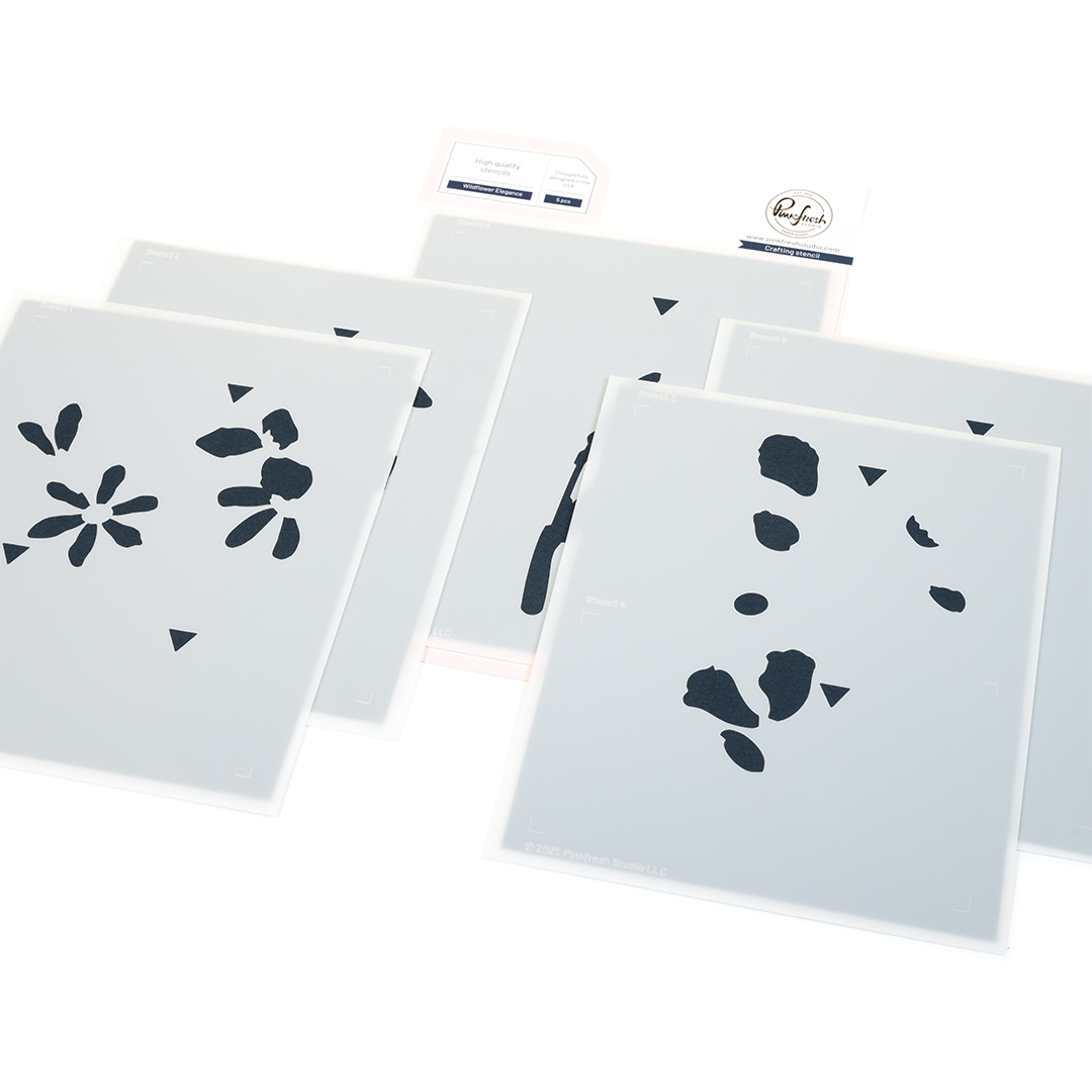 **NEW* - Pinkfresh Studio - Wildflower Elegance stencil