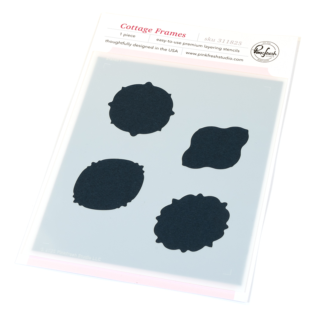 **NEW* - Pinkfresh Studio - Cottage Frames stencil