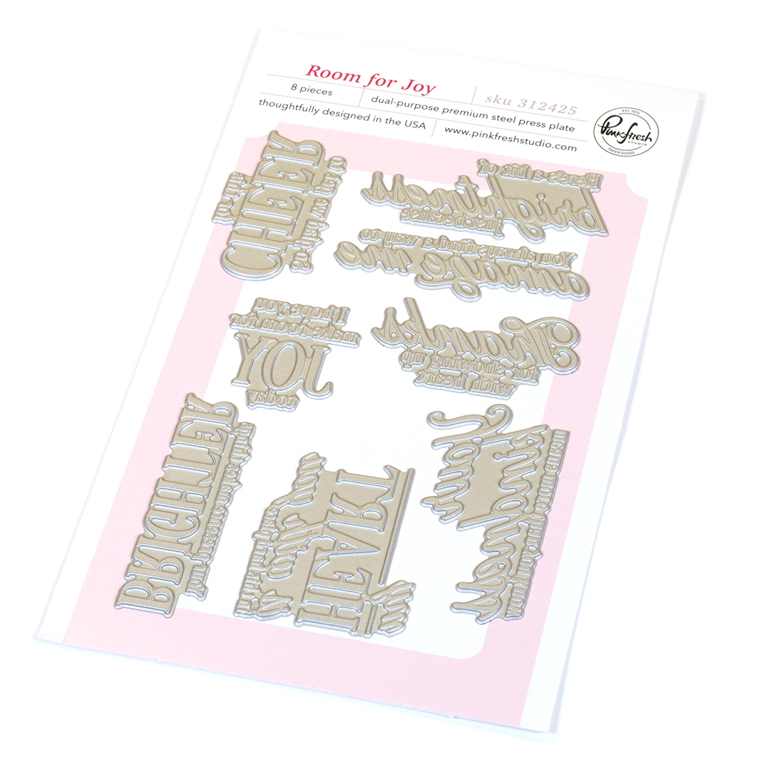 Pinkfresh Studio - Room for Joy press plate