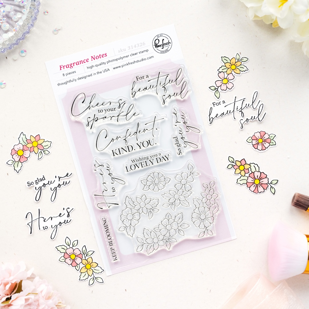 **NEW* - Pinkfresh Studio - Fragrance Notes stamp