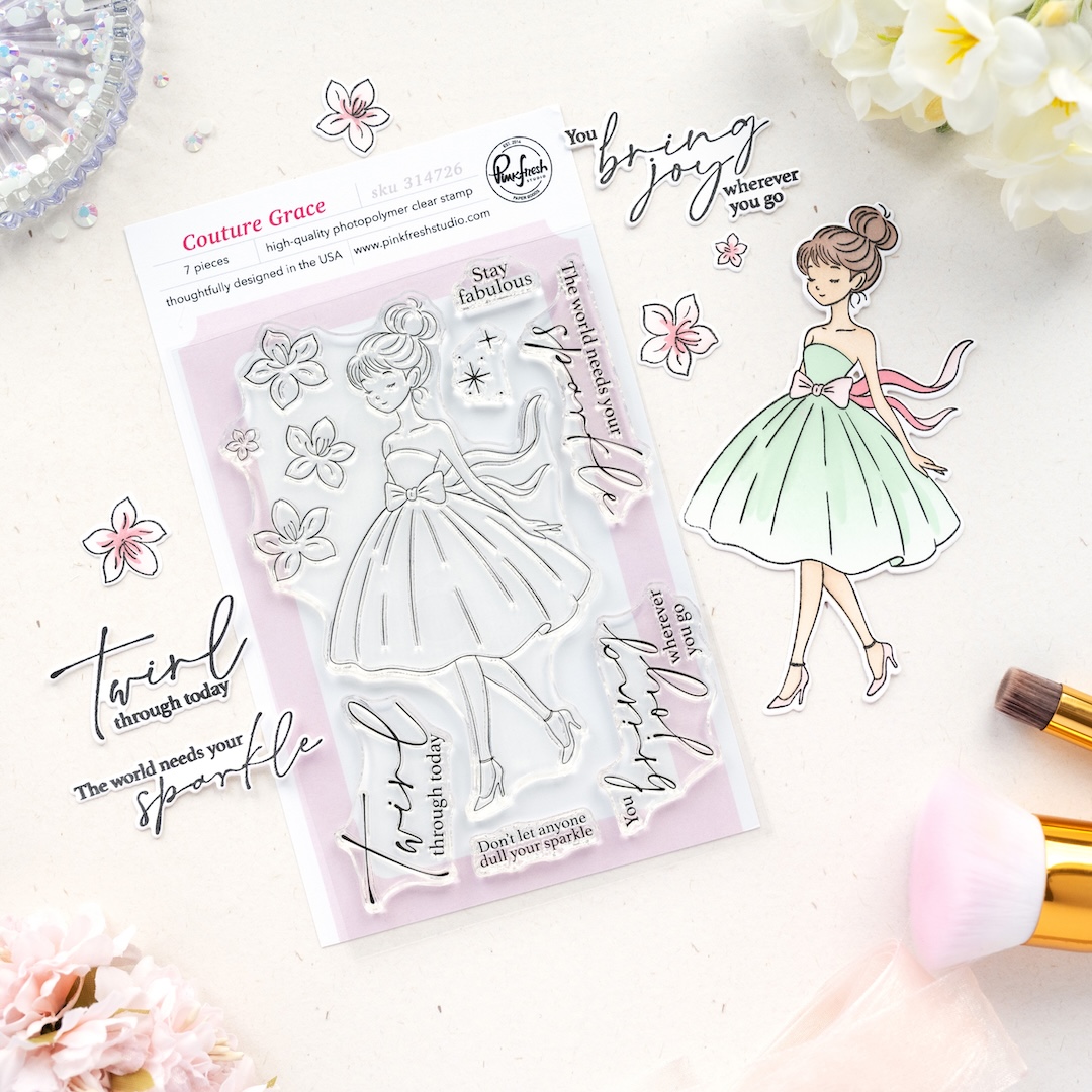 Pinkfresh Studio - Couture Grace stamp