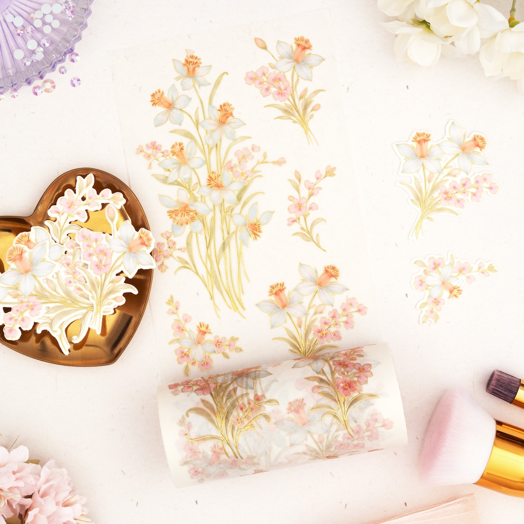 *NEW* - Pinkfresh Studio - Whispering Daffodils washi