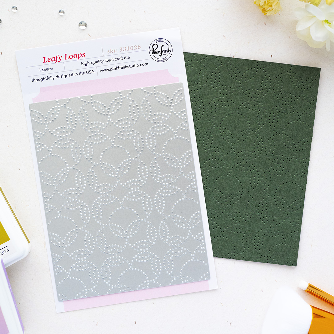 **NEW* - Pinkfresh Studio - Leafy Loops coverplate die