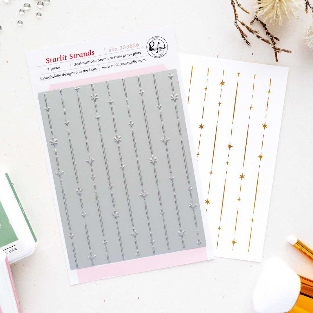 *NEW* - Pinkfresh Studio - Starlit Strands press plate