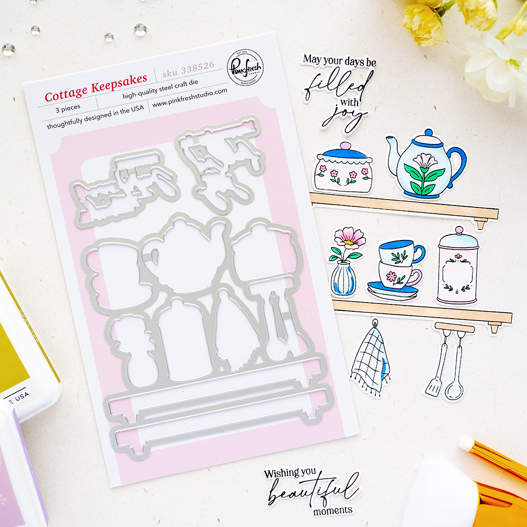 **NEW* - Pinkfresh Studio - Cottage Keepsakes die