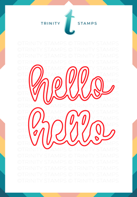 Trinity Stamps - Hello Senti-mini Die Set
