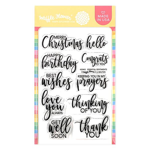 Waffle Flower - Essential Sentiments Stamp Set
