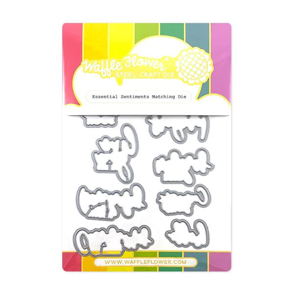 Waffle Flower - Essential Sentiments Matching Die