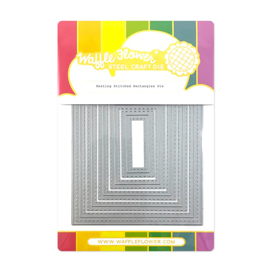 Waffle Flower - A2 Stitched Rectangles Die