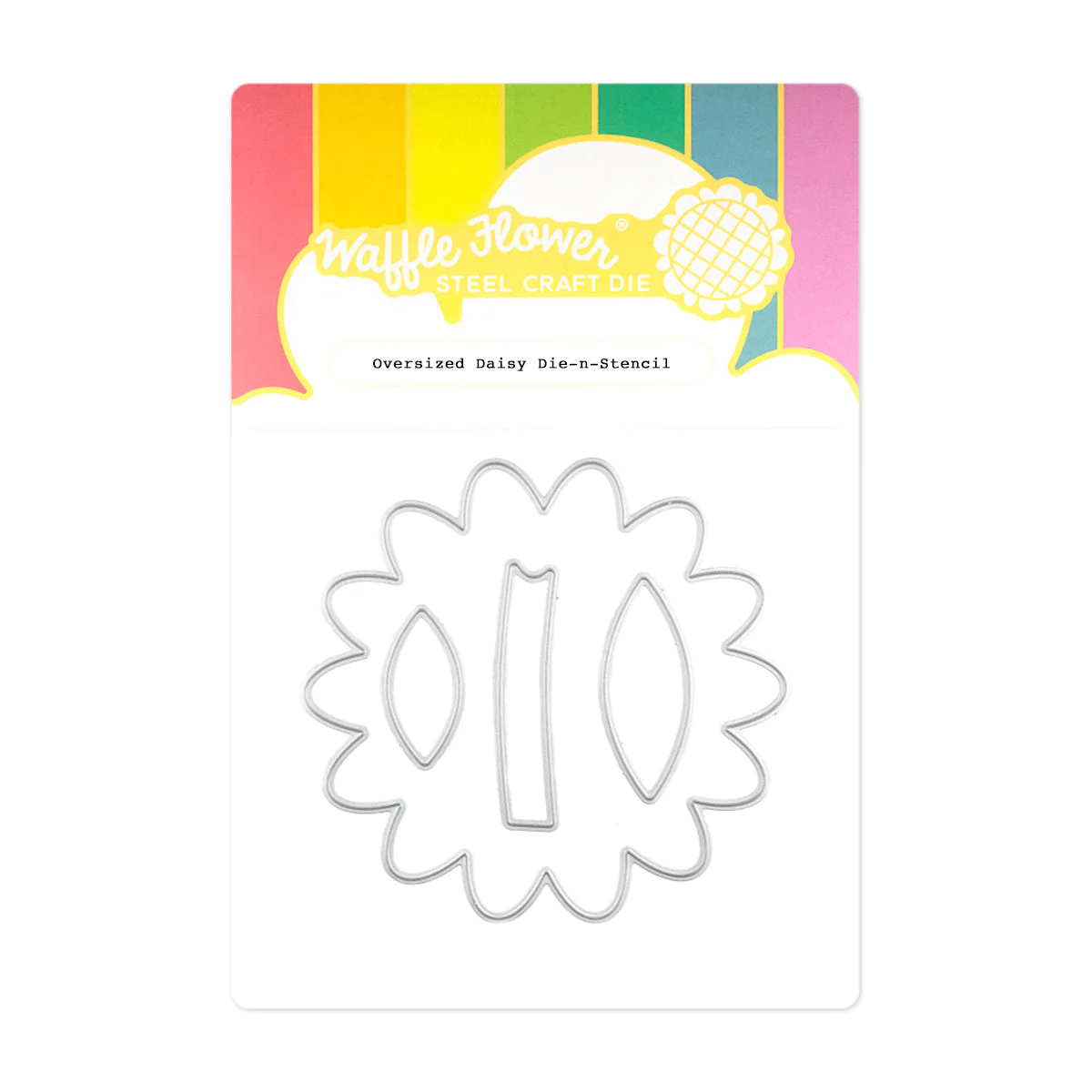 Waffle Flower - Oversized Daisy Die-n-stencil