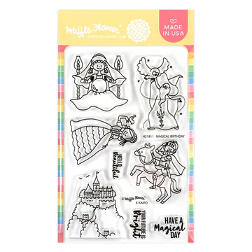 Waffle Flower - Magical Birthday Stamp with MATCHING DIE