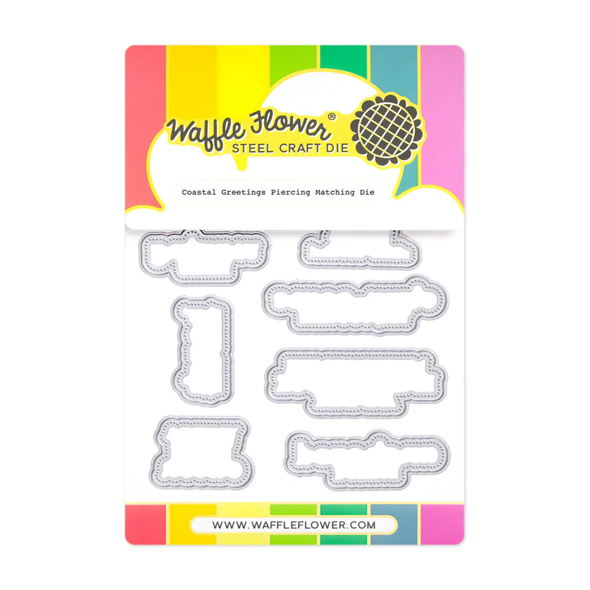 Waffle Flower - Coastal Greetings Piercing Matching Die