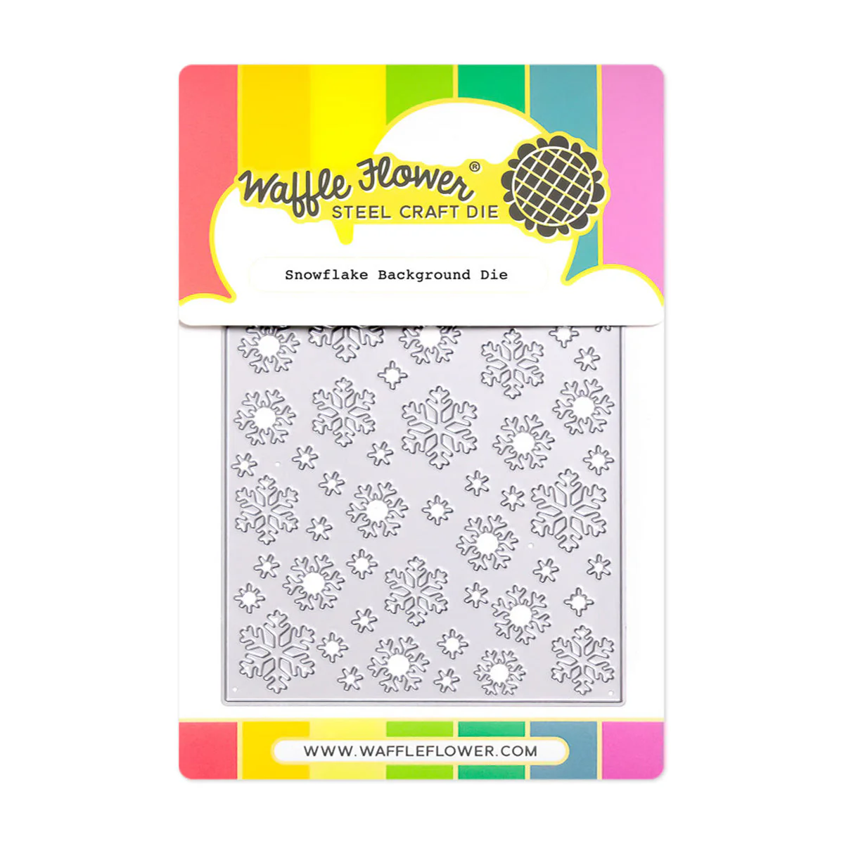 *NEW* - Waffle Flower - Snowflake Background Die
