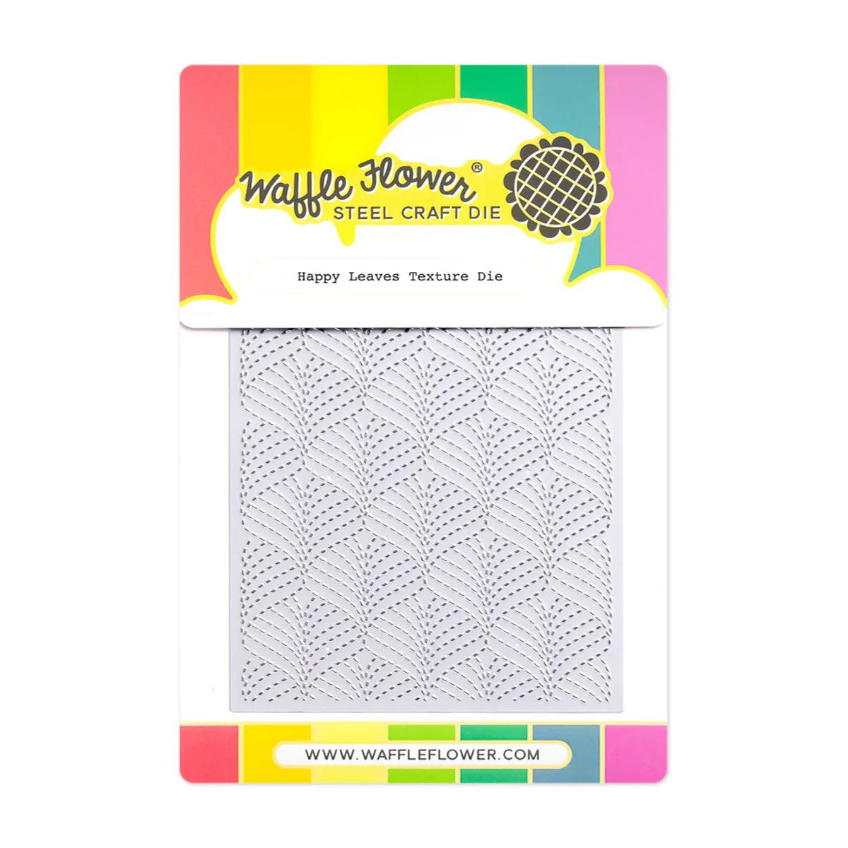 Waffle Flower - Happy Leaves Texture Die