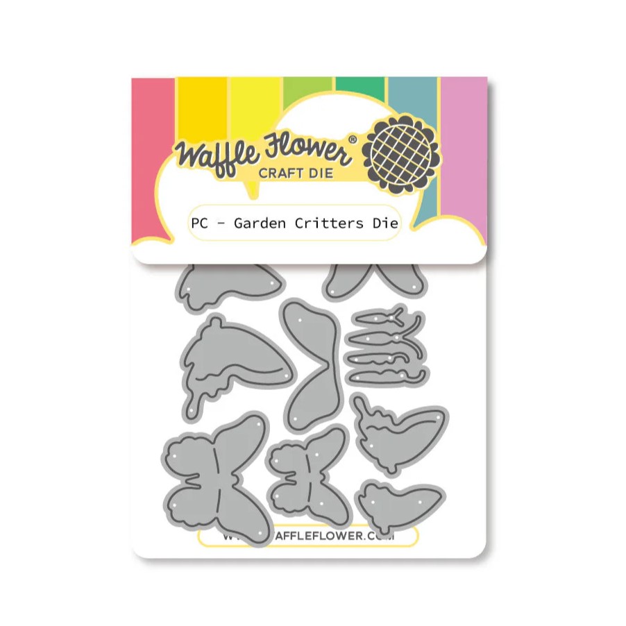 **NEW* - Waffle Flower - Postage Collage Garden Critters Die