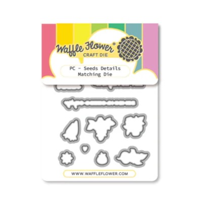 **NEW* - Waffle Flower - Postge Collage Seeds Details Matching Die