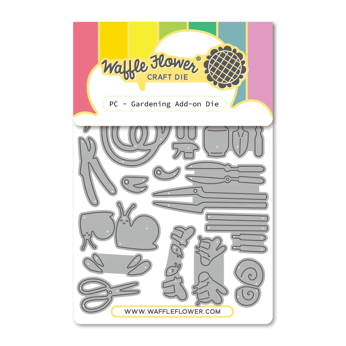 **NEW* - Waffle Flower - Postage Collage Gardening Add-ons Die