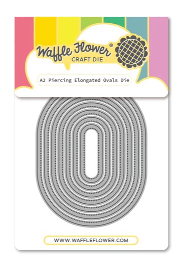 **NEW* - Waffle Flower - A2 Piercing Elongated Ovals Die