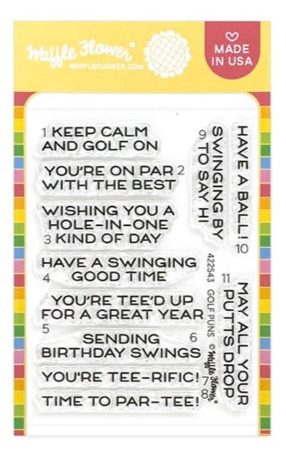 Waffle Flower - Golf Puns Stamp Set