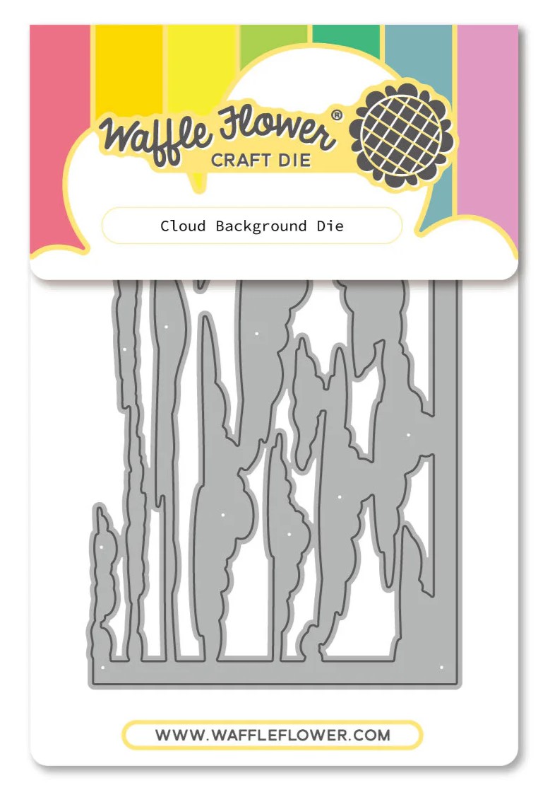 Waffle Flower - Cloud Background Die