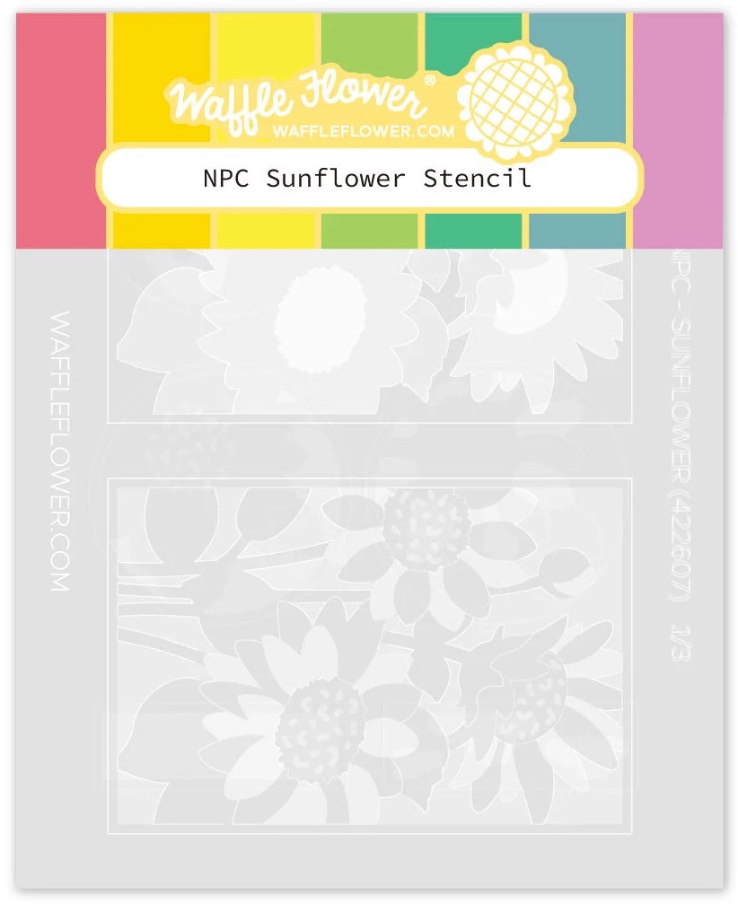 **NEW* - Waffle Flower - NPC Sunflower Stencil