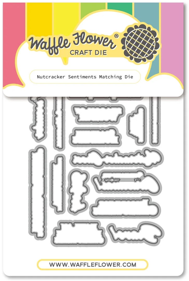 **NEW* - Waffle Flower - Nutcracker Sentiments Matching Die