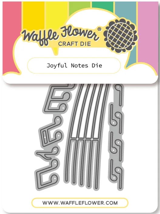 **NEW* - Waffle Flower - Joyful Notes Die
