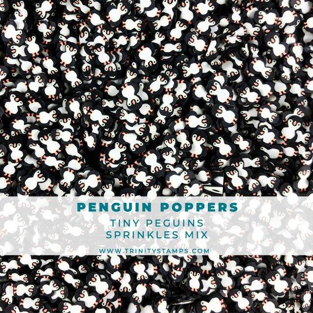 Trinity Stamps - Penguin Poppers: Penguin shaped Sprinkles Mix